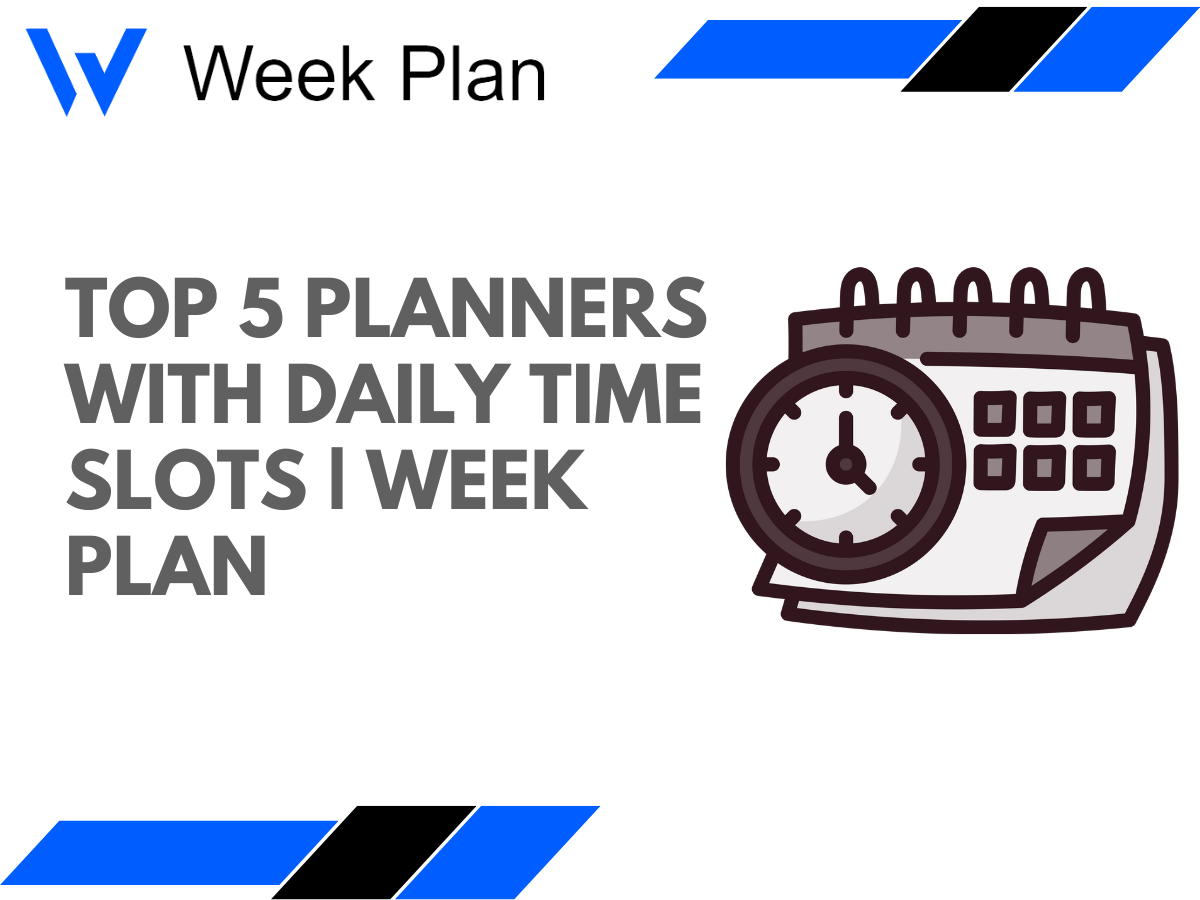 Top 5 Planners With Daily Time Slots